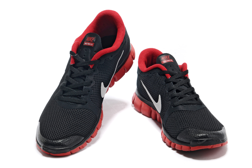Nike Free 3.0 hommes noirs rouges de nouvelles chaussures hommes (2)